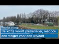 De Rotte wordt plezierrivier, met ook een steiger voor een uitvaart
