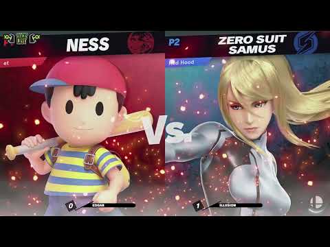 Edgar (Ness, Bowser Jr) vs IllusioN (Zero Suit Samus) | Winners Quarters | Smash It Up 87 | 4/16/23