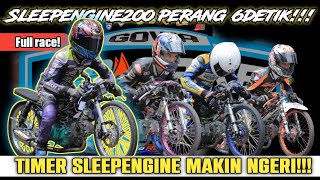Download lagu SLEEP ENGINE 200CC🔥MAKIN NGERI‼️PERANG 6DETIK || GOWA DRAGBIKE  mp3