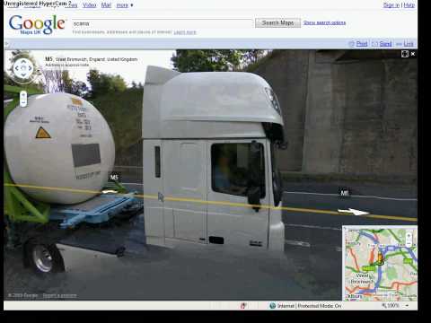DAF XF 105.510 on Google Street view