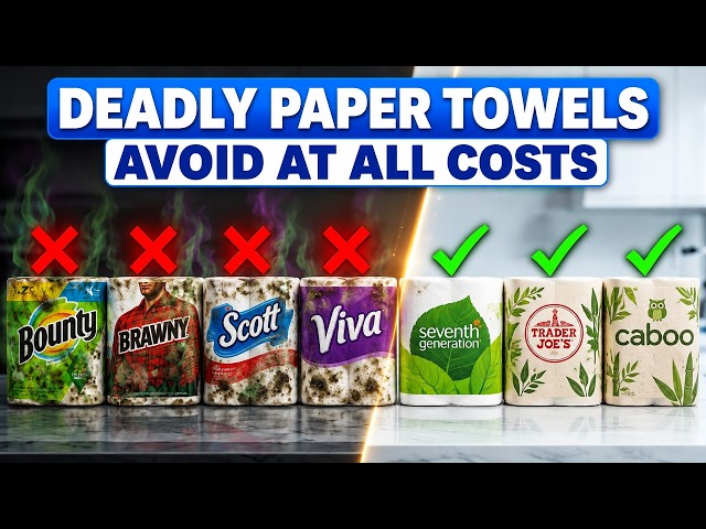 Many Popular Paper Towel Brands Contain Harmful Chemicals While a Few