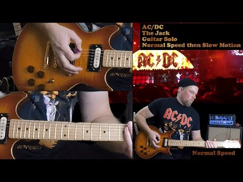 [HD] How to play AC/DC The Jack Guitar Solo (from the Live In Paris Album)