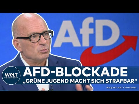 Video Thumbnail: AFD: Verfassungsrechtler "Grüne Jugend macht sich strafbar!" Blockadeplan für Parteitag in Essen!