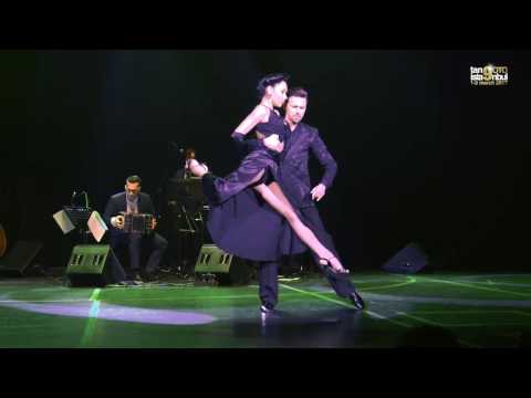  Dmitry Vasin  and  Sagdiana Hamzina  are  dancing  to  the  nontraditional song  "  Verano Porteno  "  by  Solo Tango Orquesta  at  TanGO TO Istanbul  in  2017