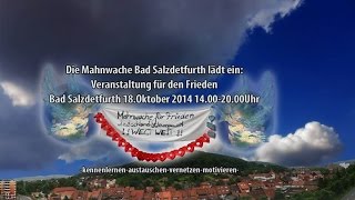 preview picture of video 'Bad Salzdetfurth - Unsere bundesweite Mahnwache am 18.10.2014'