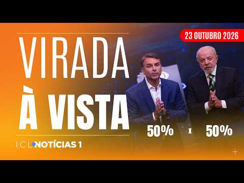 PESQUISA MOSTRA LULA E FLÁVIO COM O MESMO PERCENTUAL DE VOTOS - ICL N1 - 23/10/26