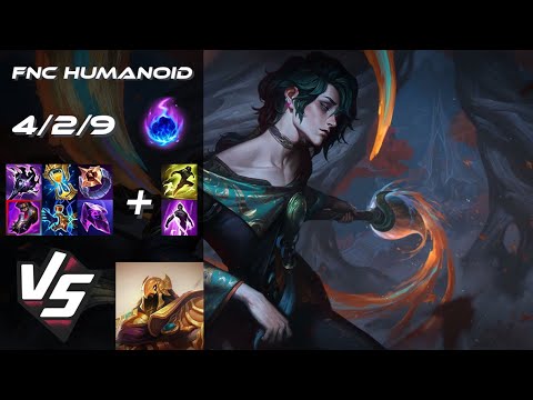 Fnatic Humanoid MID Hwei vs Azir - EU Challenger Patch 25.20