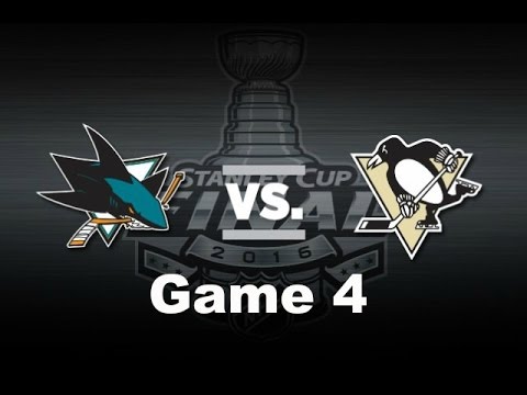 NHL 16 San Jose Sharks Vs Pittsburgh Penguins Stanley Cup Final Game 4