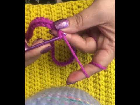 Easy Single Crochet Stitch 💕sc✅Punta sola de croche