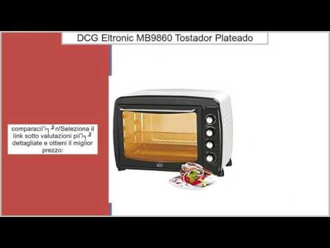 DCG Eltronic MB9860 N - Horno tostador, 200 W, 230 V, plateado y negro