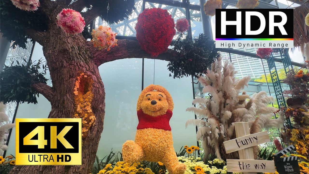 4K HDR - Floral Fantasy | Gardens by the Bay - Singapore