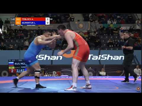L.Munkhtur (MGL) vs A.Tebloev(RUS) 125kg Istanbul 2022