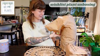 first plant mail of 2024 📦💌🌿 (I found a plant that I've wanted for years!!)