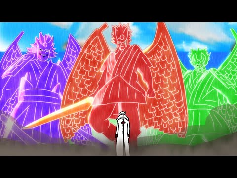 Ishiki Otsusuki vs 3 Perfect Susanoo | Itachi Sasuke and Shisui vs Isshiko | fan animation