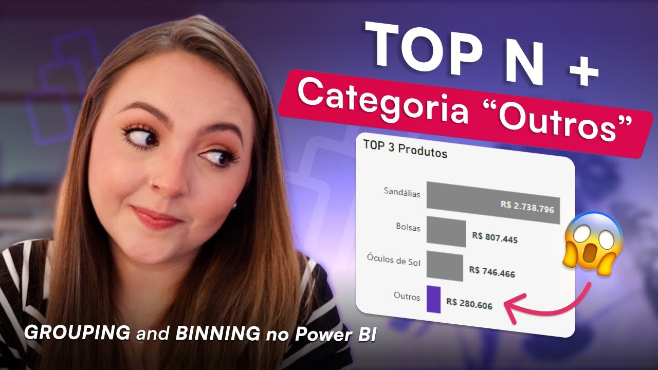 Como criar categoria TopN + "Outros" no Power BI - Agrupando Dados (Grouping and Binning)
