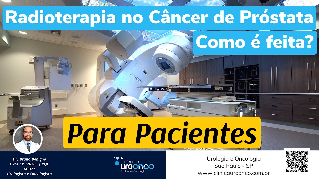 Tratamento sem dor para o câncer de próstata. Entenda a Radioterapia