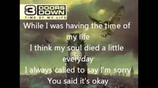 Heaven - 3 Doors Down (lyrics)