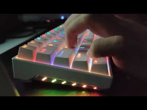 Royal Kludge RK71 Brown Switch out-of-the box typing test