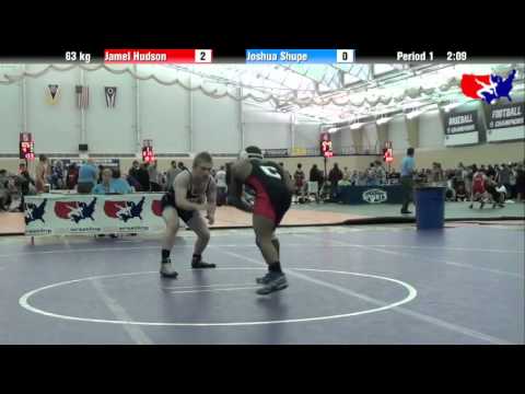 Jamel Hudson vs. Joshua Shupe at 2013 ASICS University Nationals - FS