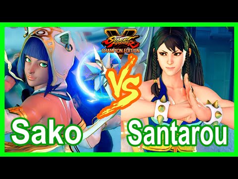 SFV Sako (Menat) VS Santarou (Chun Li)