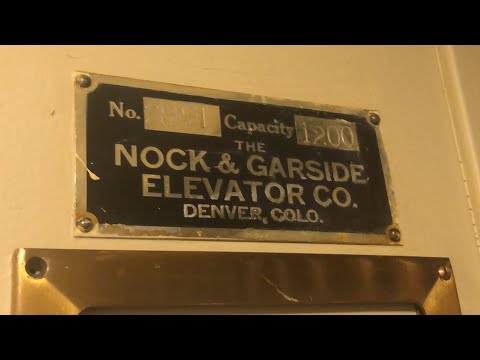 AWESOME Vintage Nock & Garside Traction Elevator @ La Paloma Apartments - Denver, CO.