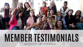 This is why we LOVE what we do!! Real Client Testimonials from The Craft Academy Mastermind 2023