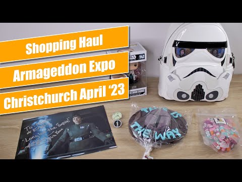 Shopping Haul from Armageddon Expo Christchurch April 2023 - Star Wars & More