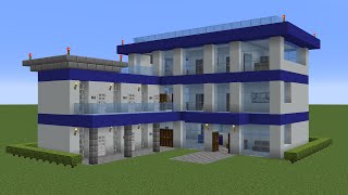 Minecraft - How to build a Police Station