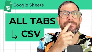 How To Download All Tabs as CSV in a Zip File