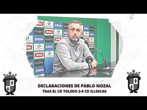 J15 TEMP 2022/2023: Pablo Nozal tras el CD Toledo 2-0 CD Illescas
