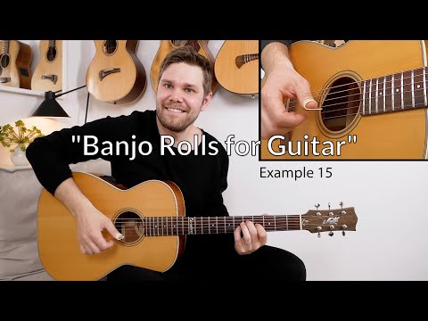 Banjo Rolls for Guitar LESSON promo