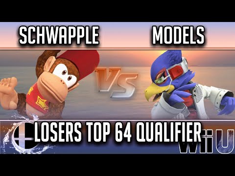 Smash'N'Splash 4  Losers Top 64 Qualifier - MHG | SchwApple (Diddy Kong) vs  Models (Falco)