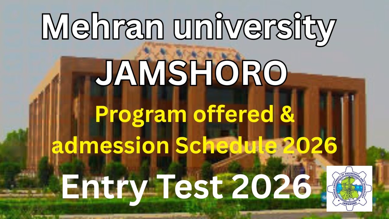 Mehran University of Engineering & Technology (MUET) Admissions 2026 – Masters & PhD