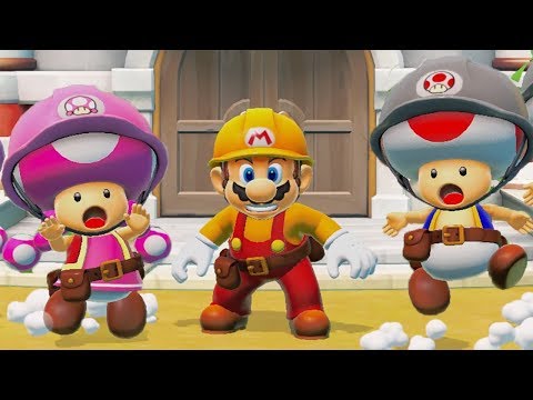 Super Mario Maker 2 100% Walkthrough Part 1 - Story Mode Gameplay