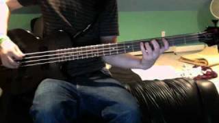 maylene and the sons of disaster - The road home to panther creek (bass cover)