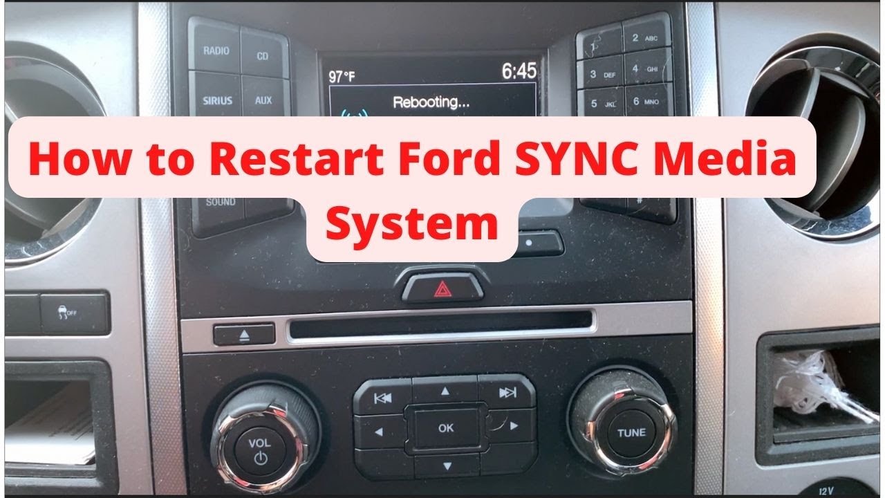 How To Restart Ford's SYNC Media System