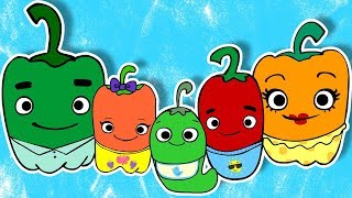 Pepper Finger Family | NEW MOMMY DADDY FINGER VIDEO | Mother Goose Club Playhouse Kids Song