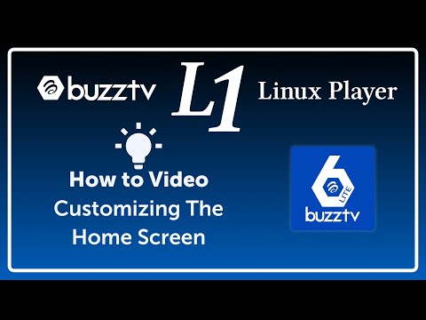 Customizing the Home Screen
