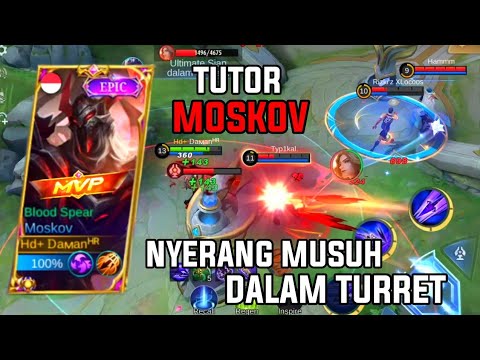 TUTORIAL & BUILD TERSAKIT MOSKOV FULL ATK SPEED | SOLO RANK MYTHIC - Mobile Legends