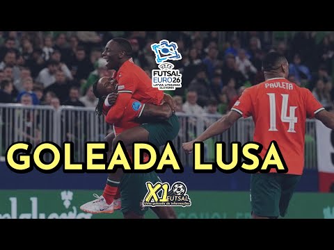 UEFA Futsal Euro 2026 | Itália 2x6 Portugal | Gols da Rodada 1