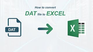 How to Convert & Open DAT file in EXCEL