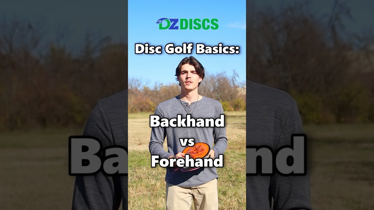 Backhand vs Forehand Disc Golf Shots - Watch on YouTube