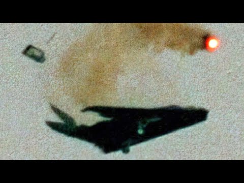 F-117A Stealth Fighter Disintegrates on Camera