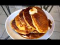 Southern Cornbread Cakes Hoecakes With Honey Butter Syrup