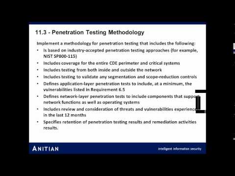 How to Comply with the New PCI 3.0 Penetration Testing Requirements - Webinar | Anitian