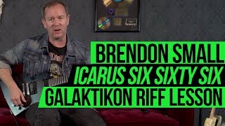 Galaktikon II - Icarus Six Sixty Six Riff Lesson with Brendon Small
