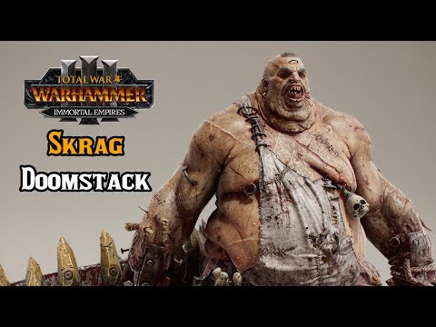 Best Mage Legendary Lord: Skrag the Slaughterer Doomstack - Total War: Warhammer 3 Immortal Empires
