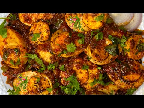🌺 10 MINUTE INSTANT MASALA EGG PEPPER FRY RECIPE 🌺EASY EGG FRY RECIPE FOR U 🌺