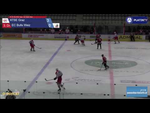 15.10.16 ATSE Graz - EC Bulls Weiz - Highlight  (3. Dr. / 19:00) am 15.10.2016 21:56