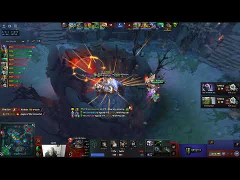 Qupe aegis steal against Team Bald